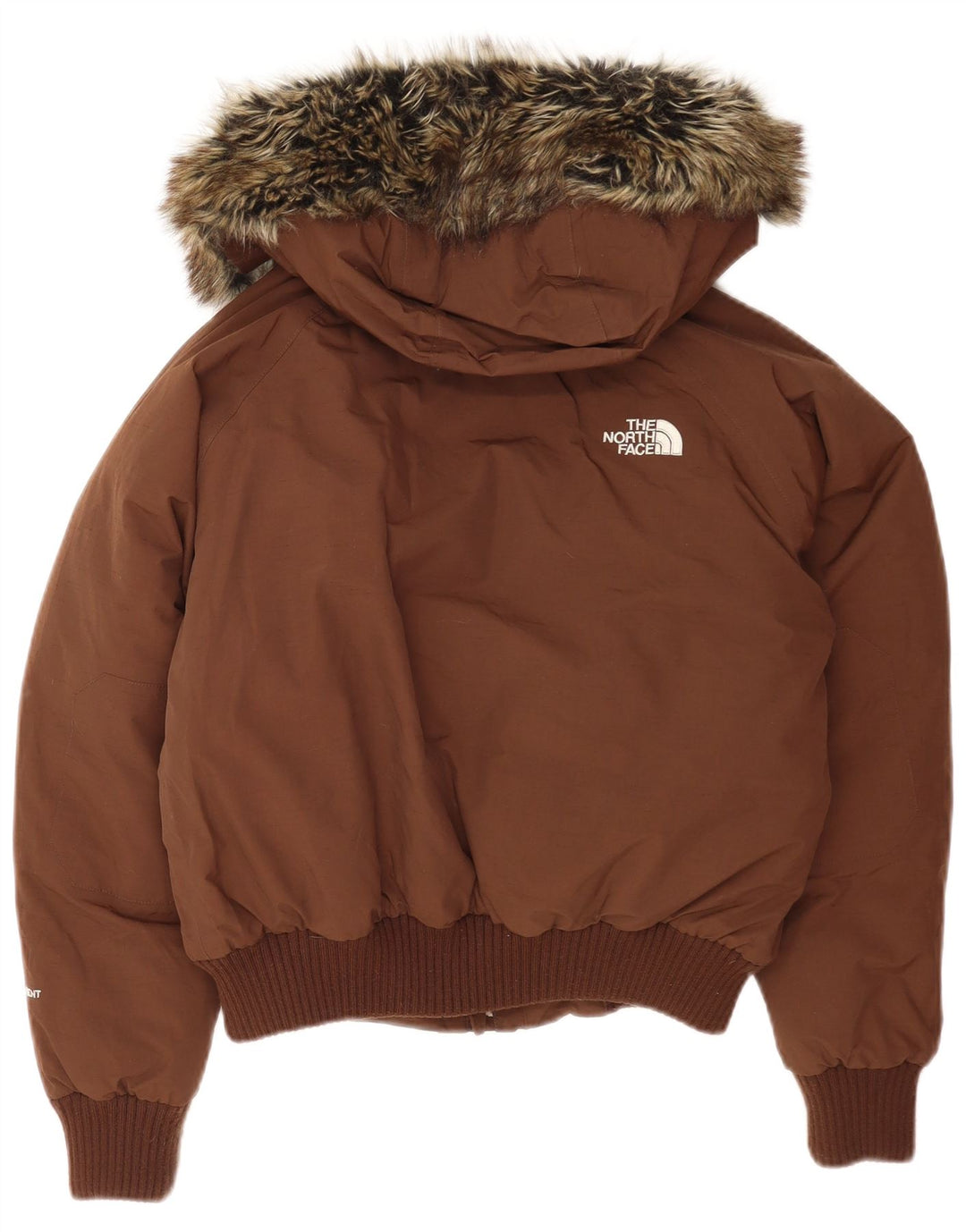 The North Face Chaqueta Acolchada Extragrande con Capucha para Mujer UK 10 Small Brown