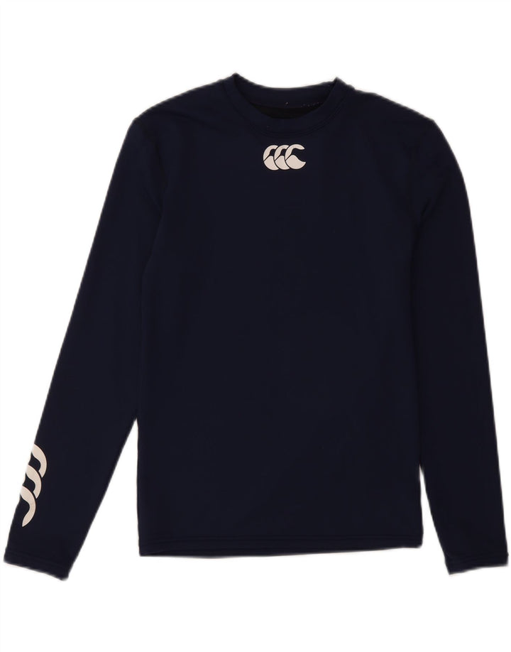 Canterbury Boys Graphic Top Manga Larga 8-9 Años Grande Azul Marino