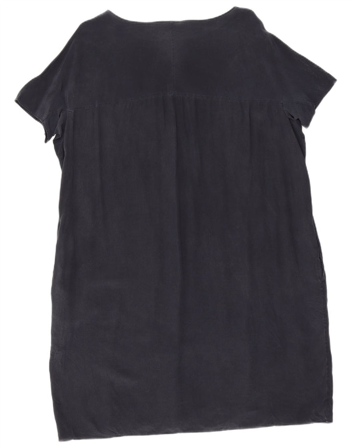Vestido tubo Aspesi para mujer IT 42 Medium Seda azul marino