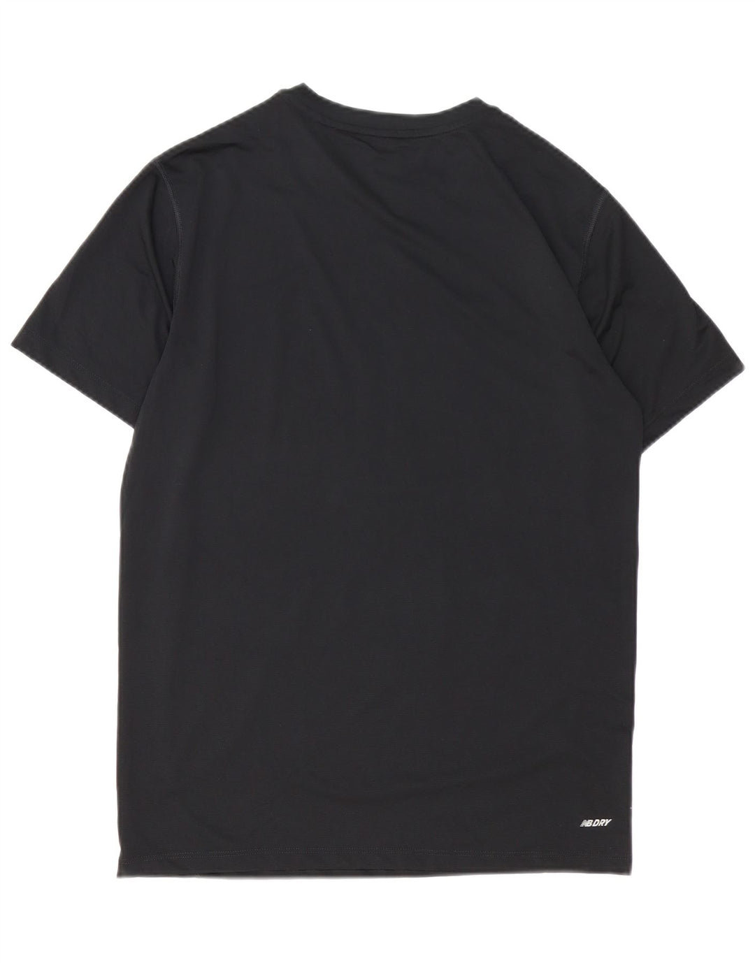 New Balance Hombre Camiseta Gráfica Top Medio Negro Poliéster