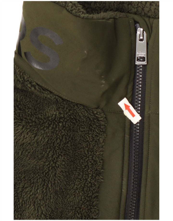 Michael Kors Abrigo polar para mujer UK 20 2XL Poliéster verde