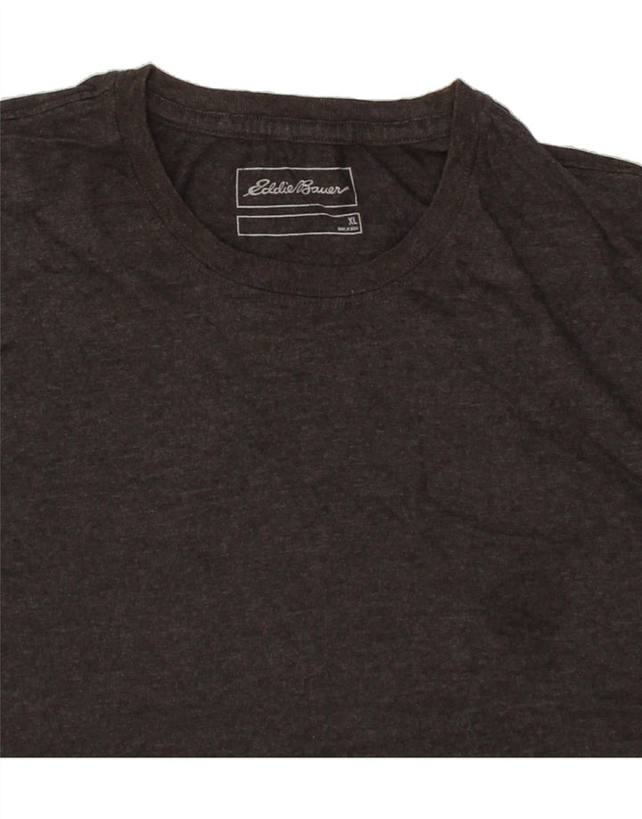 EDDIE BAUER Mens T-Shirt XL Grey Cotton Vintage Eddie Bauer and Second-Hand Eddie Bauer from Messina Hembry 