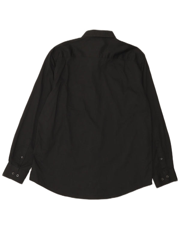 Nautica Camisa para hombre talla 16 1/2 grande algodón negro