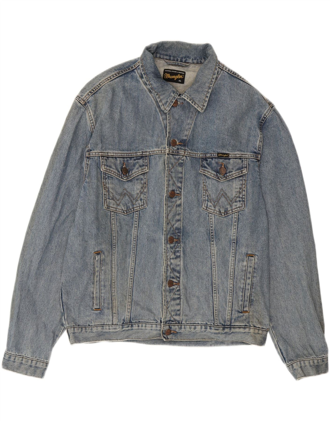 Wrangler Chaqueta vaquera para hombre UK 42 XL Algodón azul