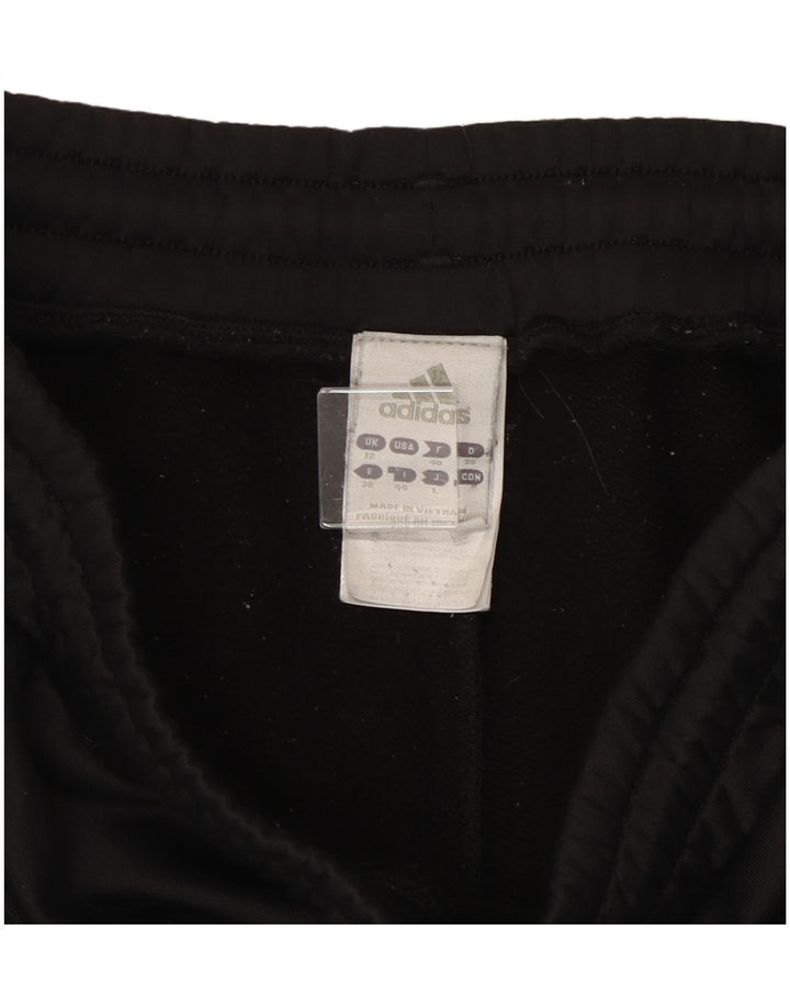 Adidas Pantalones de chándal para mujer Joggers UK 12 Medium Negro Poliéster