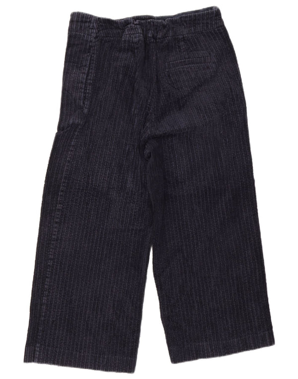Marks & Spencer Pantalones de pana de pierna ancha para mujer UK 46 Large W34 L22 Navy