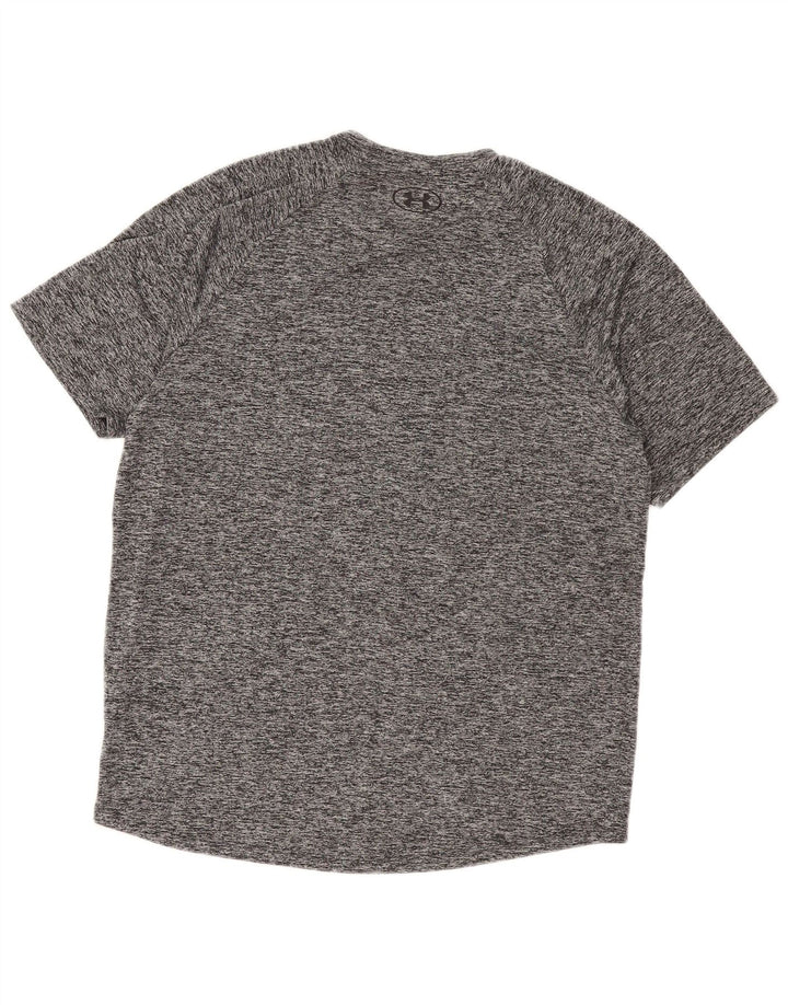 Under Armour - Camiseta para hombre, talla grande, poliéster moteado gris