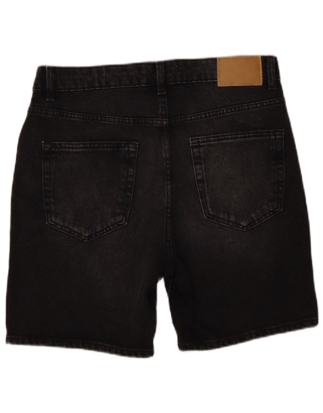 Zara Pantalones cortos de mezclilla para hombre EU 40 Medium W31 Algodón negro