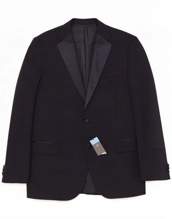 Chaqueta tipo blazer larga de 2 botones para hombre Marks & Spencer UK 42 XL Azul marino