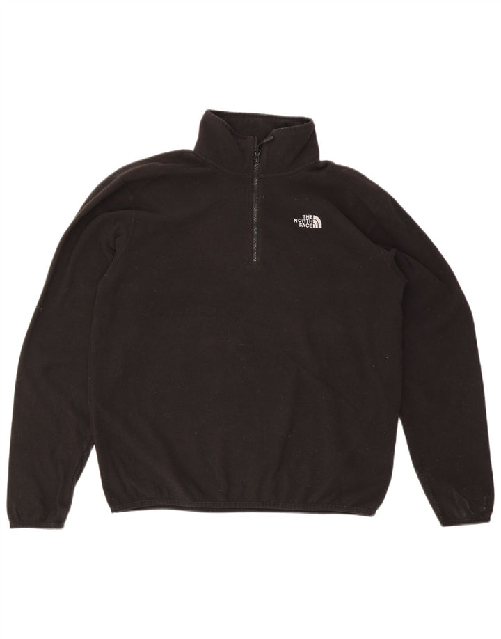 The North Face Jersey De Forro Polar Con Cremallera Y Cuello Para Hombre Poliéster Negro Mediano