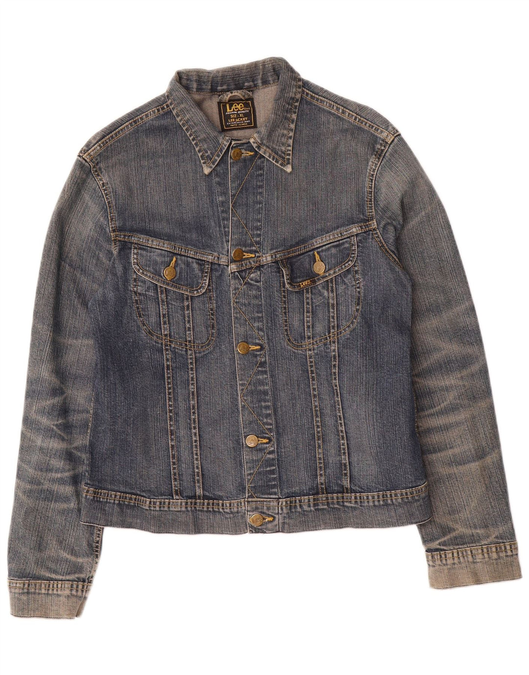 Lee Chaqueta Vaquera para Niños 14-15 Años XL Algodón Azul