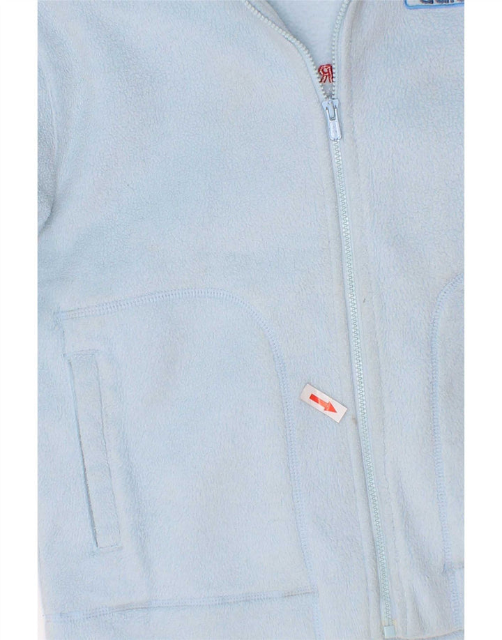 Adidas Chaqueta polar gráfica para niños 7-8 años Azul Poliéster color block