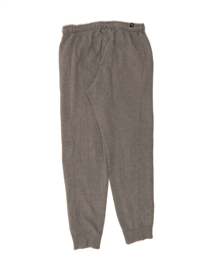 PUMA Mens Graphic Tracksuit Trousers Joggers Medium Grey Cotton Vintage Puma and Second-Hand Puma from Messina Hembry 