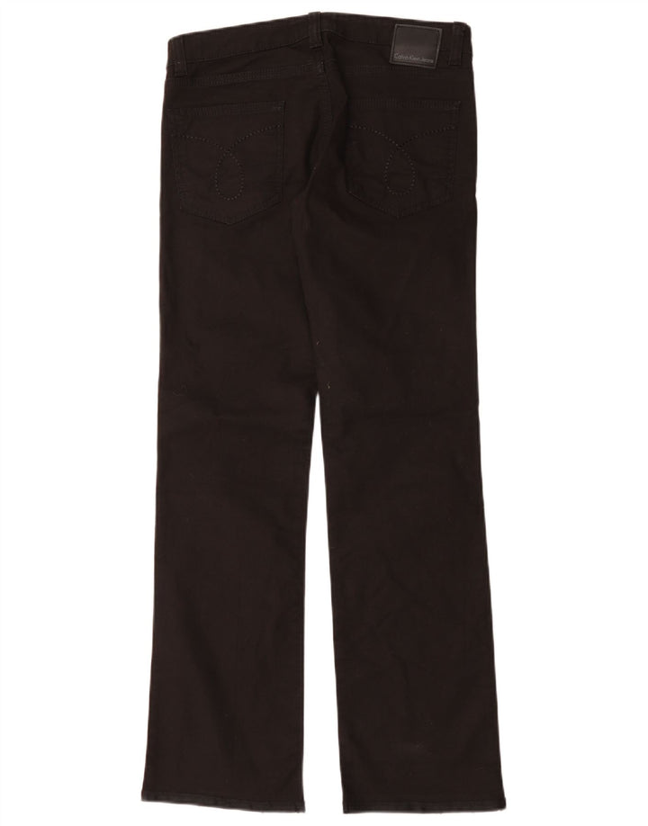 Vaqueros rectos Calvin Klein para mujer W28 L34 Algodón negro