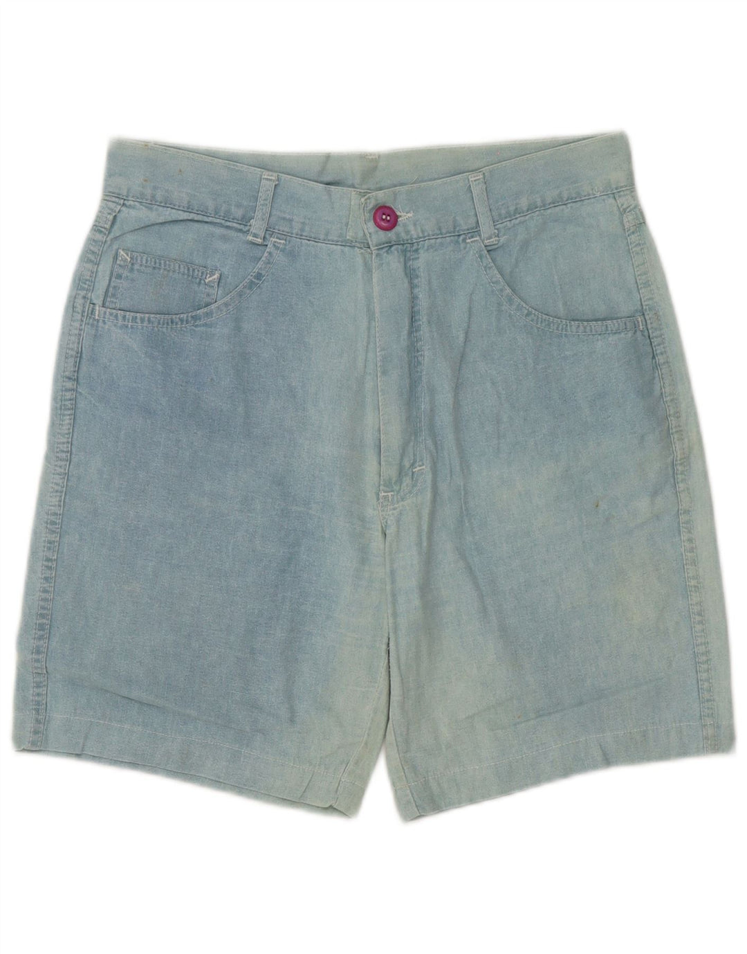 Mash Shorts De Mezclilla Para Hombre W33 Algodón Azul Medio