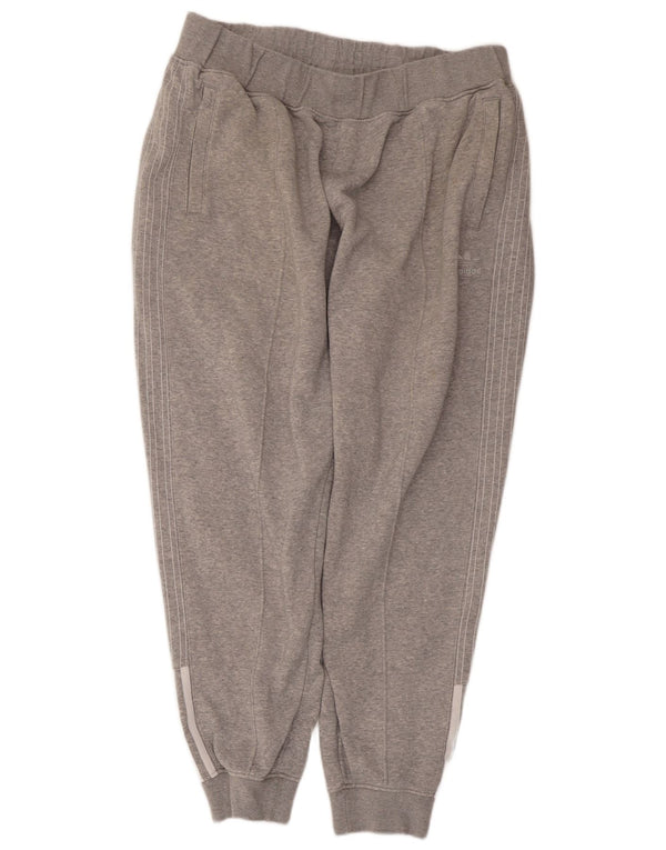 Adidas Hombre Pantalones De Chándal Joggers XL Gris Algodón Moteado