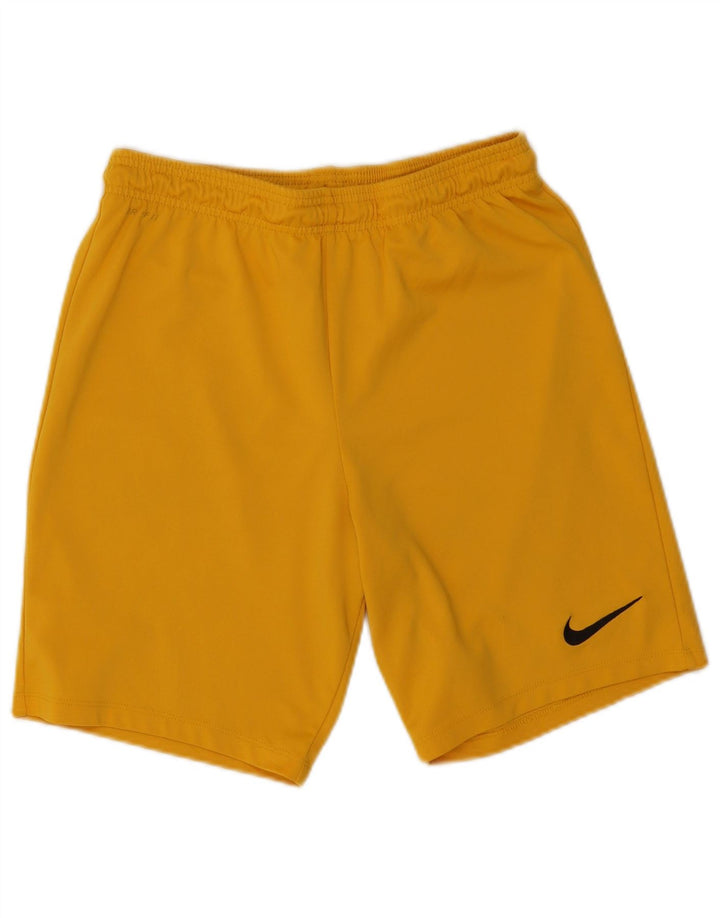 Pantalones cortos deportivos Nike Dri Fit para hombre Poliéster amarillo medio