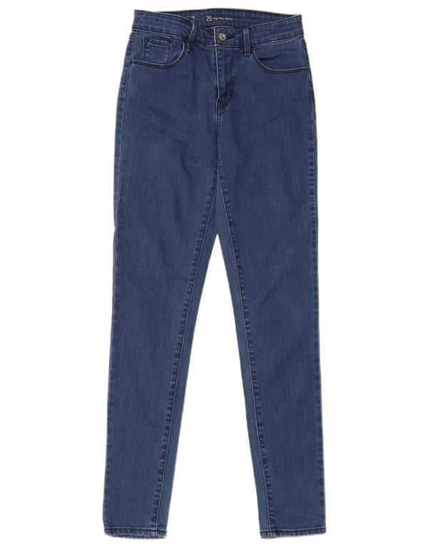 Levi's Vaqueros pitillo de talle alto para mujer W26 L30 Algodón azul