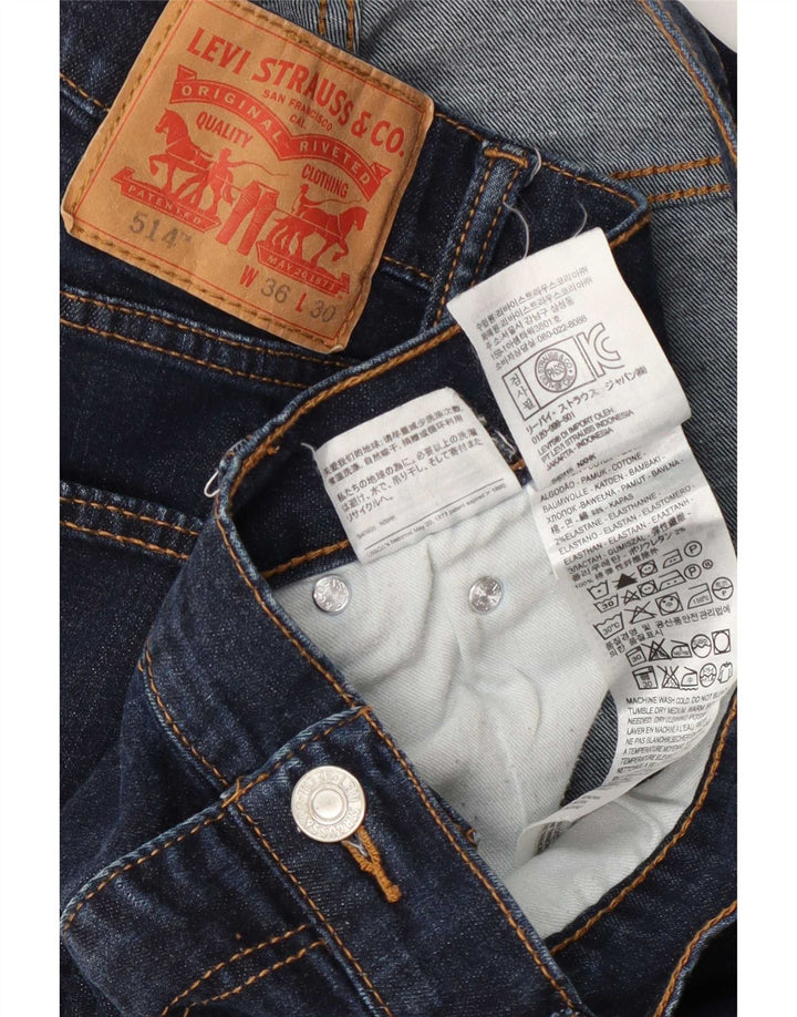 Levi's Jeans recortados 514 para hombre W36 L25 Algodón azul marino