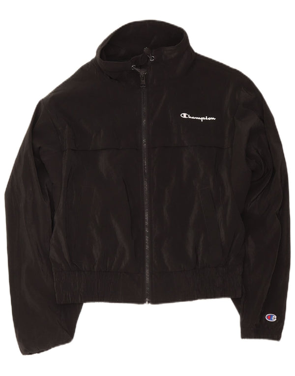 Champion Chaqueta de chándal para mujer UK 40 Mediana Poliéster negro