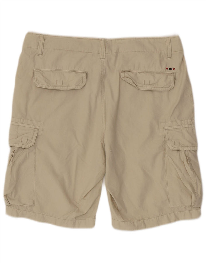 Napapijri Shorts Cargo Hombre W31 Algodón Beige Medio