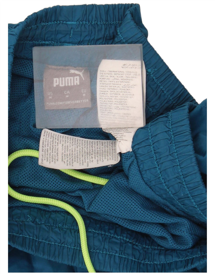 Adidas Hombre Pantalones De Chándal Gráfico Joggers Azul Medio Colorblock