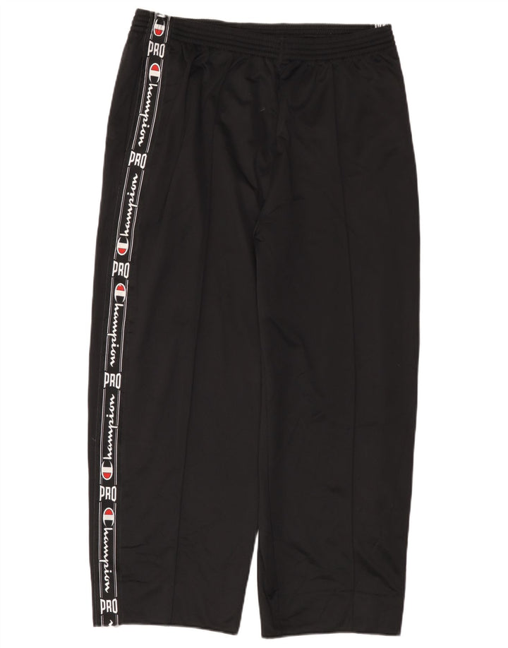 Champion Pantalones De Chándal Cortos Gráficos Para Hombre 2XL Poliéster Negro
