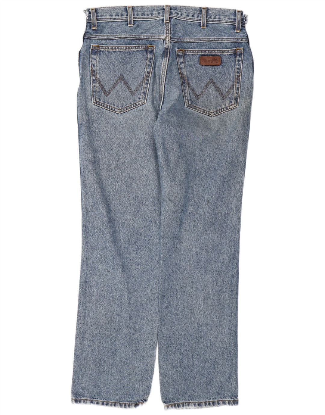 Wrangler Vaqueros rectos de corte regular para hombre W34 L32 Algodón azul