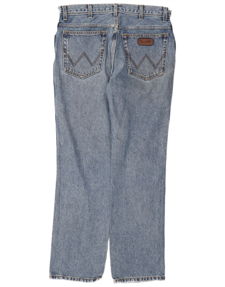 Wrangler Vaqueros rectos de corte regular para hombre W34 L32 Algodón azul