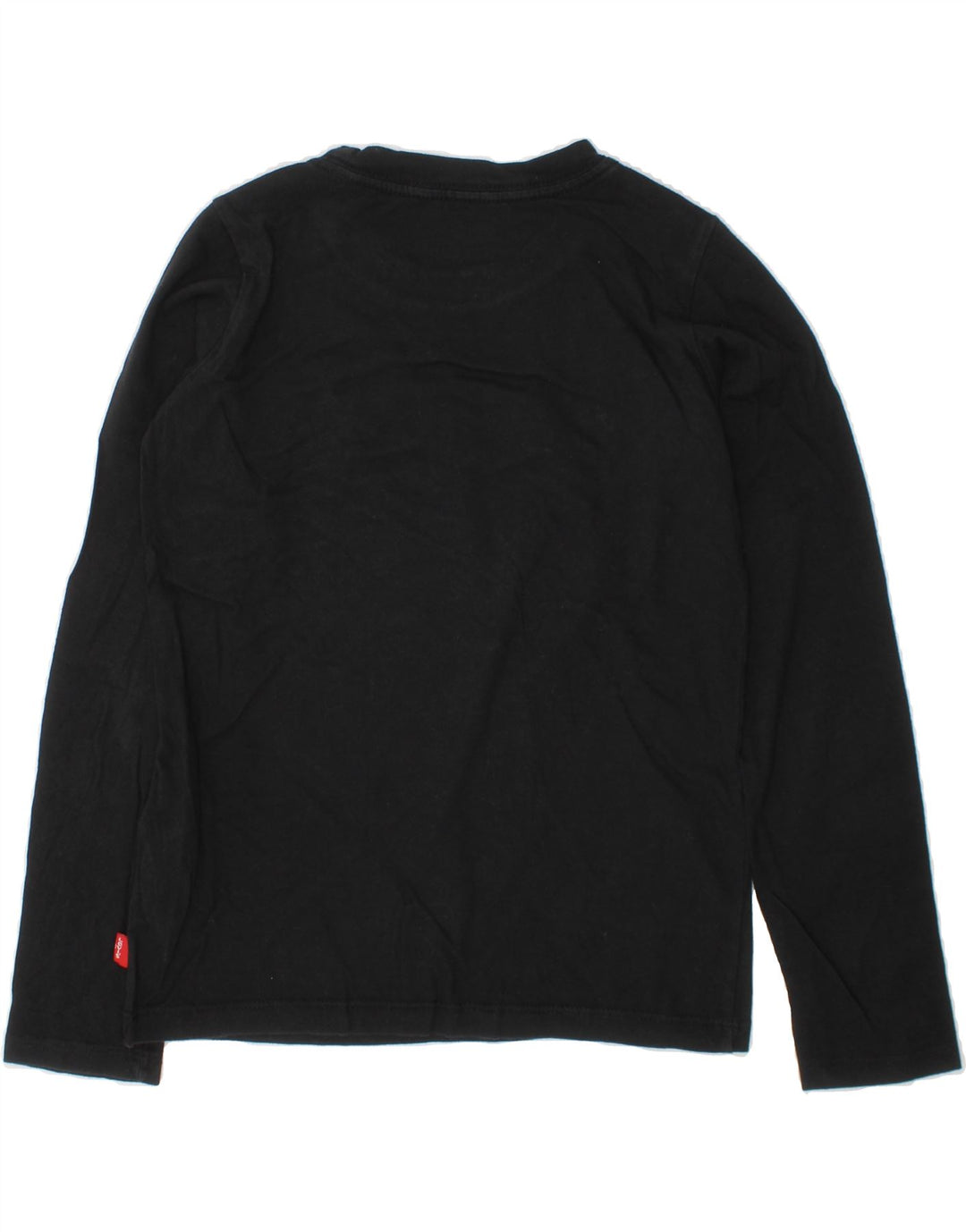 ADIDAS Boys Graphic Top Long Sleeve 7-8 Years Black Cotton Vintage Adidas and Second-Hand Adidas from Messina Hembry 