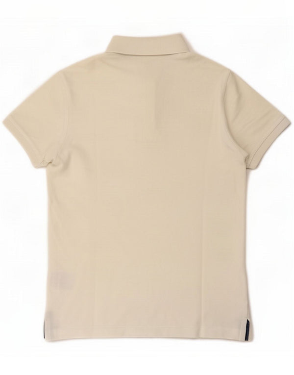 Henry Cottons Polo para hombre pequeño de algodón blanco