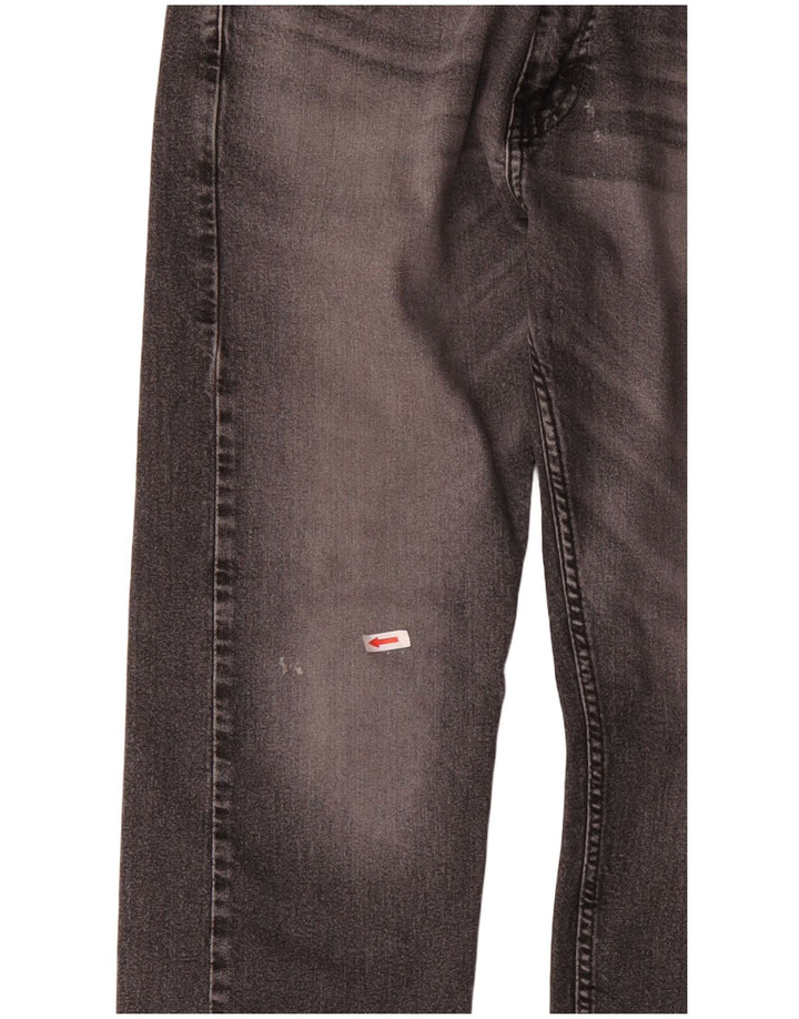 Levi's Jeans rectos 505 para hombre W34 L27 Algodón gris