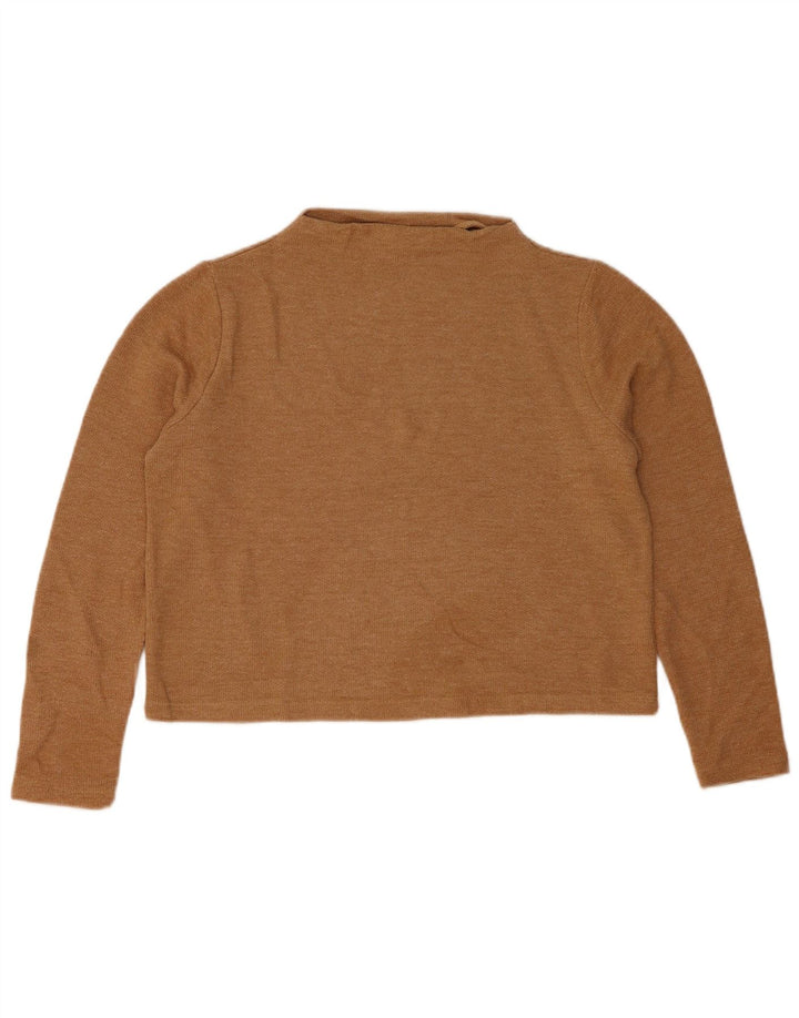 Market & Spruce Blusa corta para mujer UK 44 Grande Poliéster beige