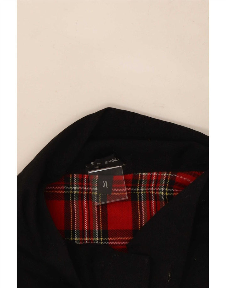 Chaqueta bomber vintage para hombre Reino Unido 42 XL Poliéster negro