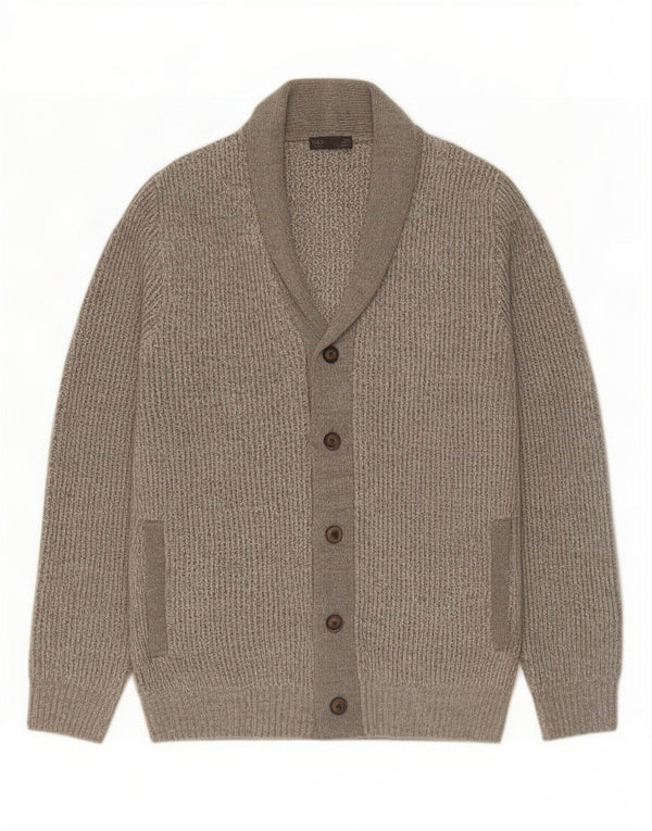 Marks & Spencer - Cárdigan para hombre (2XL), color gris acrílico