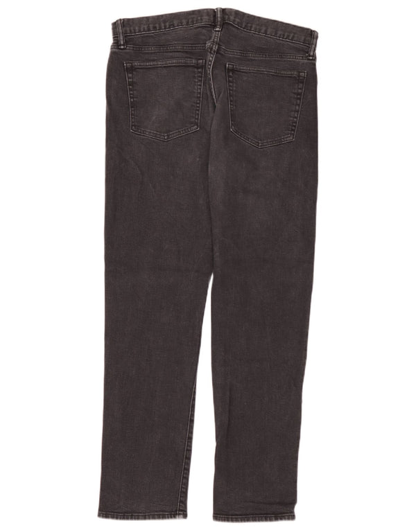 Vaqueros ajustados y ajustados para hombre Gap W32 L32 Algodón negro