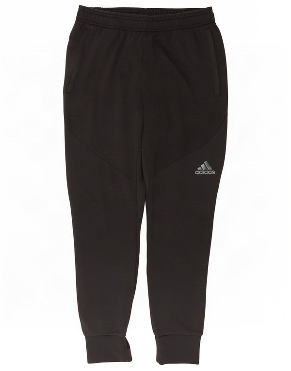 Adidas Hombre Climalite Chándal Pantalones Joggers Mediano Negro Poliéster