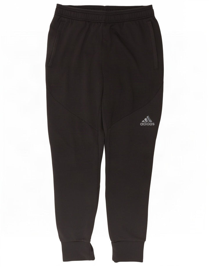Adidas Hombre Climalite Chándal Pantalones Joggers Mediano Negro Poliéster