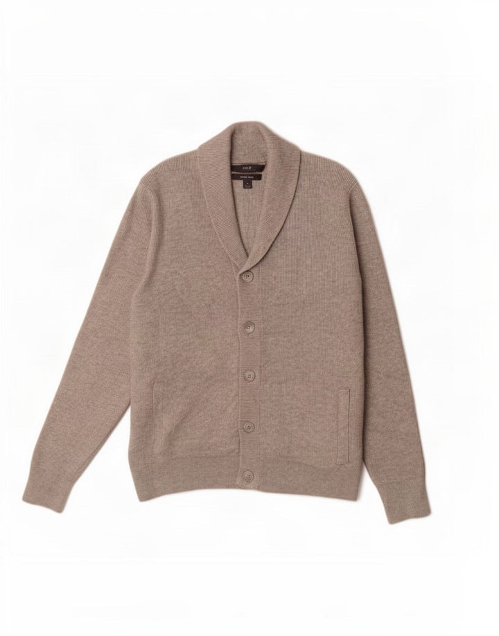 Marks & Spencer Suéter tipo cárdigan con cuello chal para hombre Poliéster gris medio
