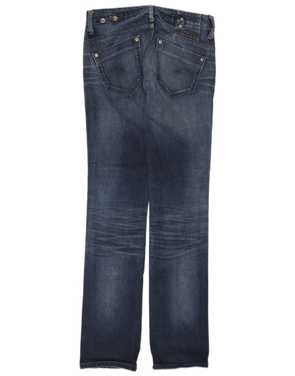 Vaqueros rectos de cintura baja para mujer G-STAR W27 L34 Algodón azul