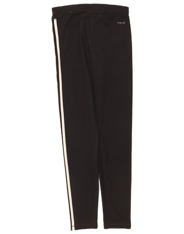 Adidas Girls Climalite Leggings 13-14 Years Large Black Polyester