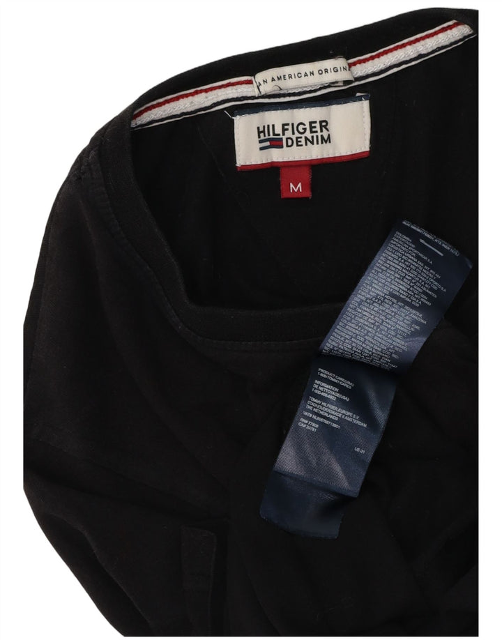 Camiseta Tommy Hilfiger Hombre Top Medium Negro Algodón