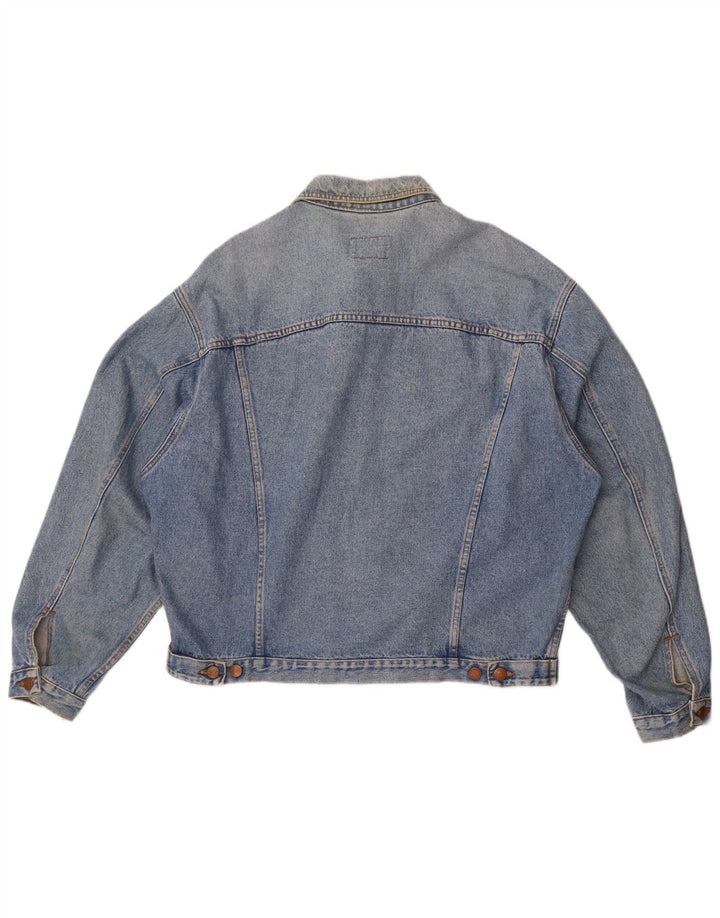 Benetton Chaqueta Vaquera Hombre ES 42 XL Azul