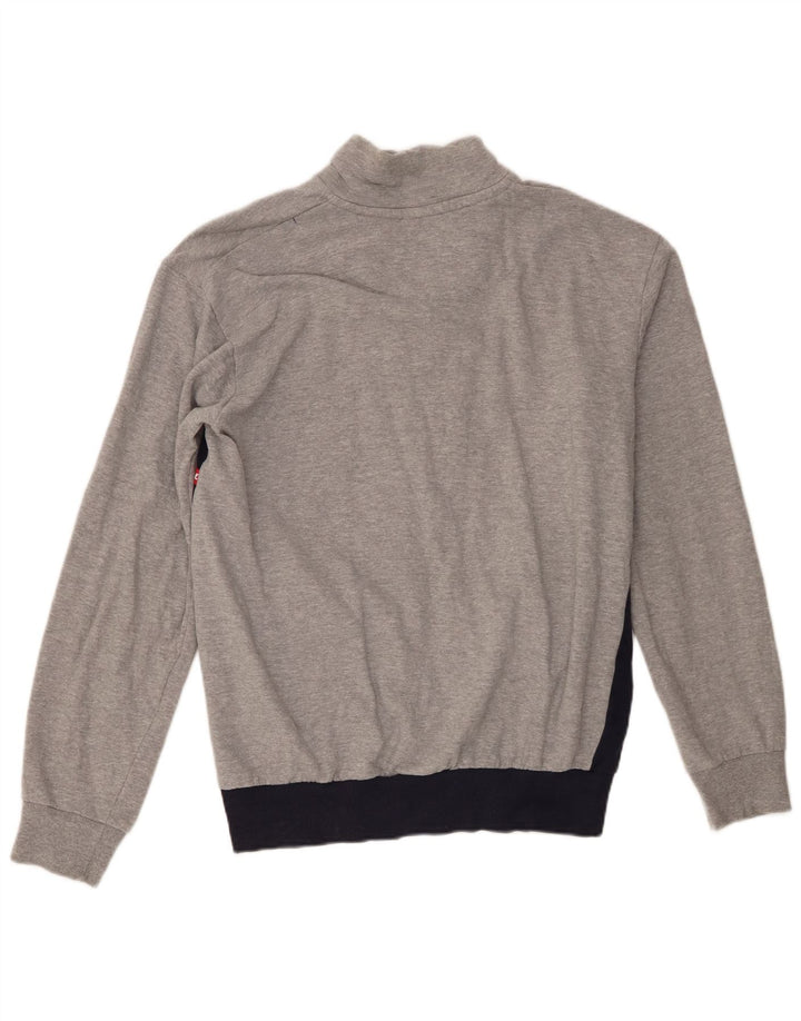 Lotto Hombre Chaqueta De Chándal Con Gráfico IT 50 Large Gris Colorblock Algodón