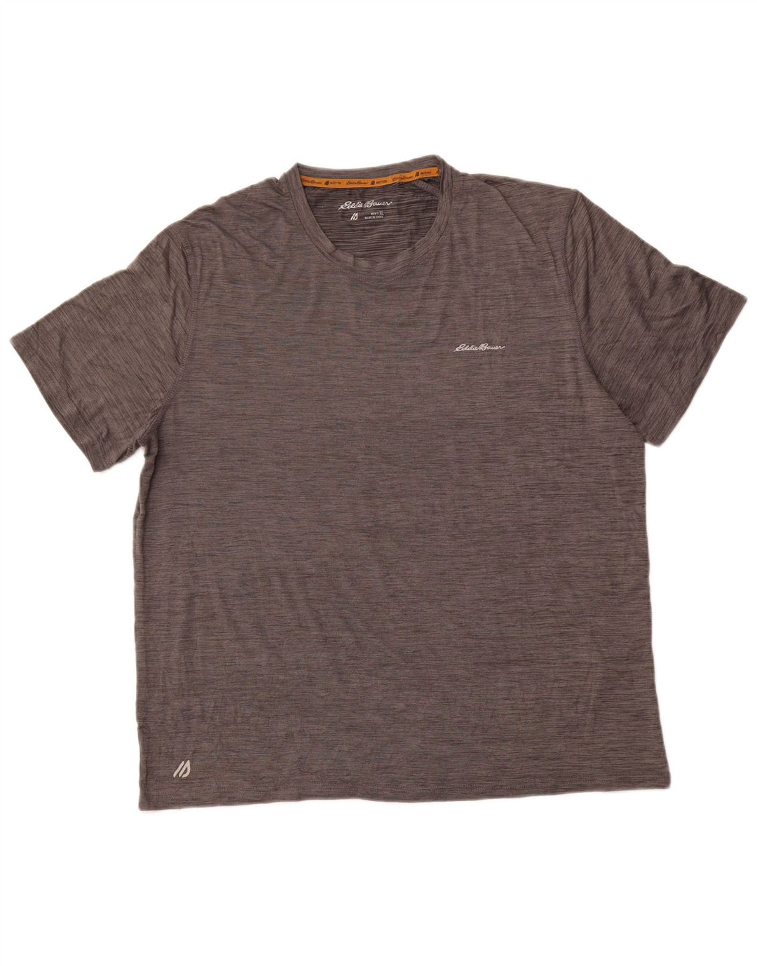 EDDIE BAUER Camiseta Hombre Top XL Gris Moteado