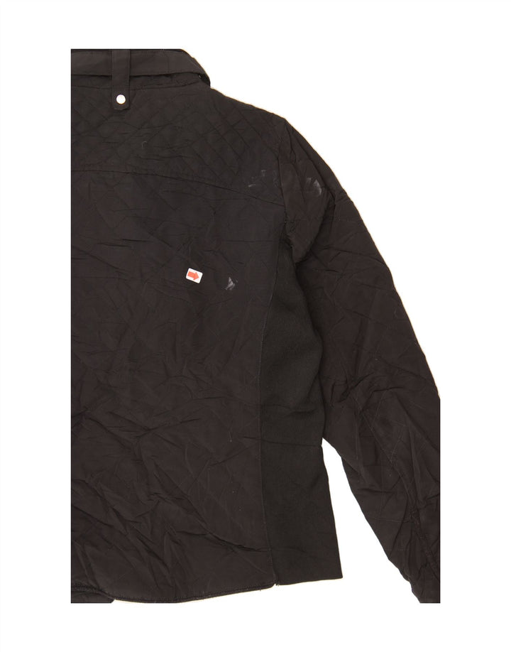 TOMMY HILFIGER Womens Quilted Jacket UK 16 Large Black Polyester Vintage Tommy Hilfiger and Second-Hand Tommy Hilfiger from Messina Hembry 