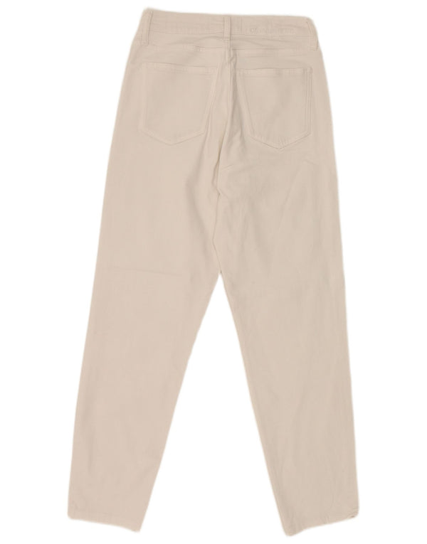 Vaqueros Calvin Klein Cónicos Para Mujer W26 L26 Blanco