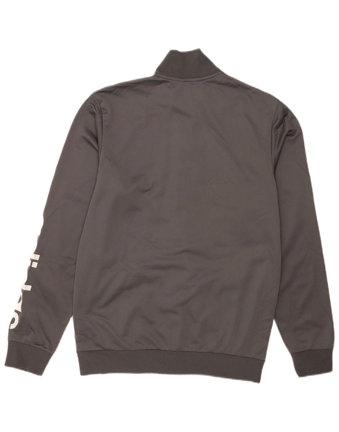 Adidas - Chaqueta de chándal gráfica para hombre, talla 40/42, poliéster gris medio