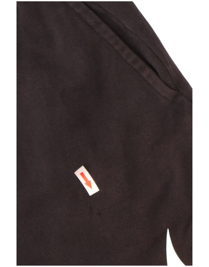 Nike Pantalones cortos deportivos gráficos para hombre pequeños de algodón negro