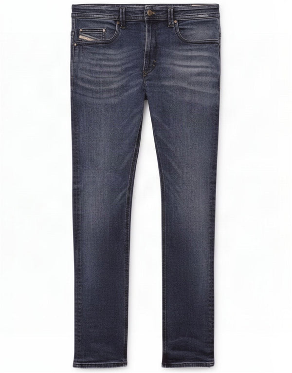 Diesel Mens Thavar Slim Fit Skinny Jeans W36 L32 Algodón azul